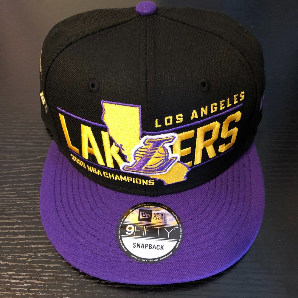 New Era Los Angeles Lakers 2020 NBA Finals Champions California State Snapback